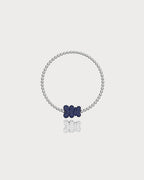APM MONACO AB5045XKB Baba Yummy Bear Bracelet with Beads | 熊仔串珠手链 (银色) - LondonKelly 英国名牌代购