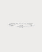 APM MONACO AB5615OX Tennis Bracelet | 网球手链 (银色) - LondonKelly 英国名牌代购