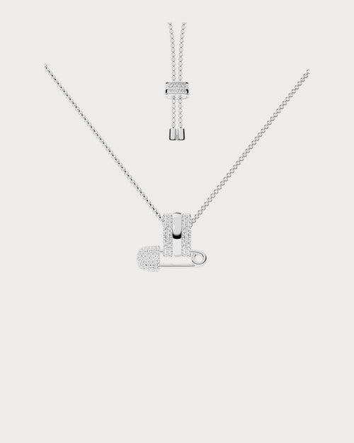 APM MONACO AC6952XKG Safety Pin Adjustable Necklace | 别针可调式颈链 (多色) - LondonKelly 英国名牌代购
