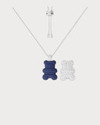 APM MONACO AC8269XKB Baba Yummy Bear Adjustable Necklace | 可調式項鍊 (銀色) - LondonKelly 英國名牌代購