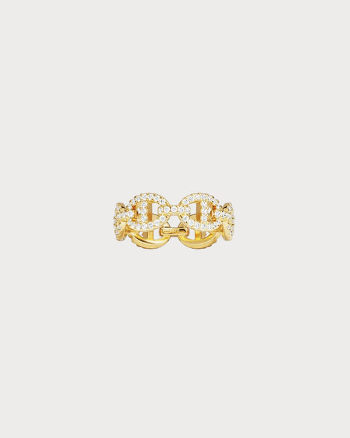 APM MONACO Y20831OX Maille Marine Ring | 海軍鏈戒指 (金色) - LondonKelly 英國名牌代購