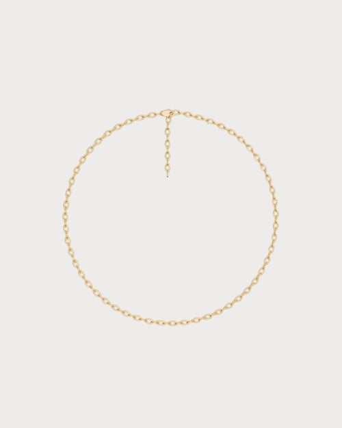APM MONACO YC7483OX Pavé Chain Adjustable Necklace | 可調式頸鏈 (金色) - LondonKelly 英國名牌代購