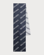 BALENCIAGA Allover Logo Macro Scarf(3 Colors) - LONDONKELLY 英国名牌代购