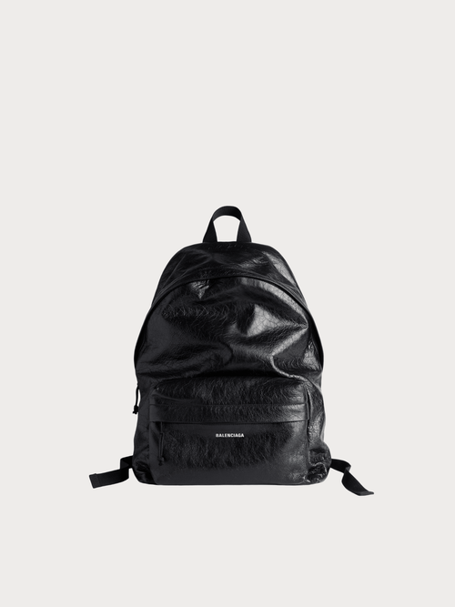 BALENCIAGA (M) Explorer Backpack Arena Lambskin(Black) - LONDONKELLY 英國名牌代購