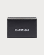 BALENCIAGA Men's Cash Mini Wallet | 巴黎世家 男仕银包 (黑色) - LONDONKELLY 英国名牌代购