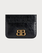 BALENCIAGA Monaco Card Holder Black | 巴黎世家 卡套 (黑色) - LONDONKELLY 英國名牌代購