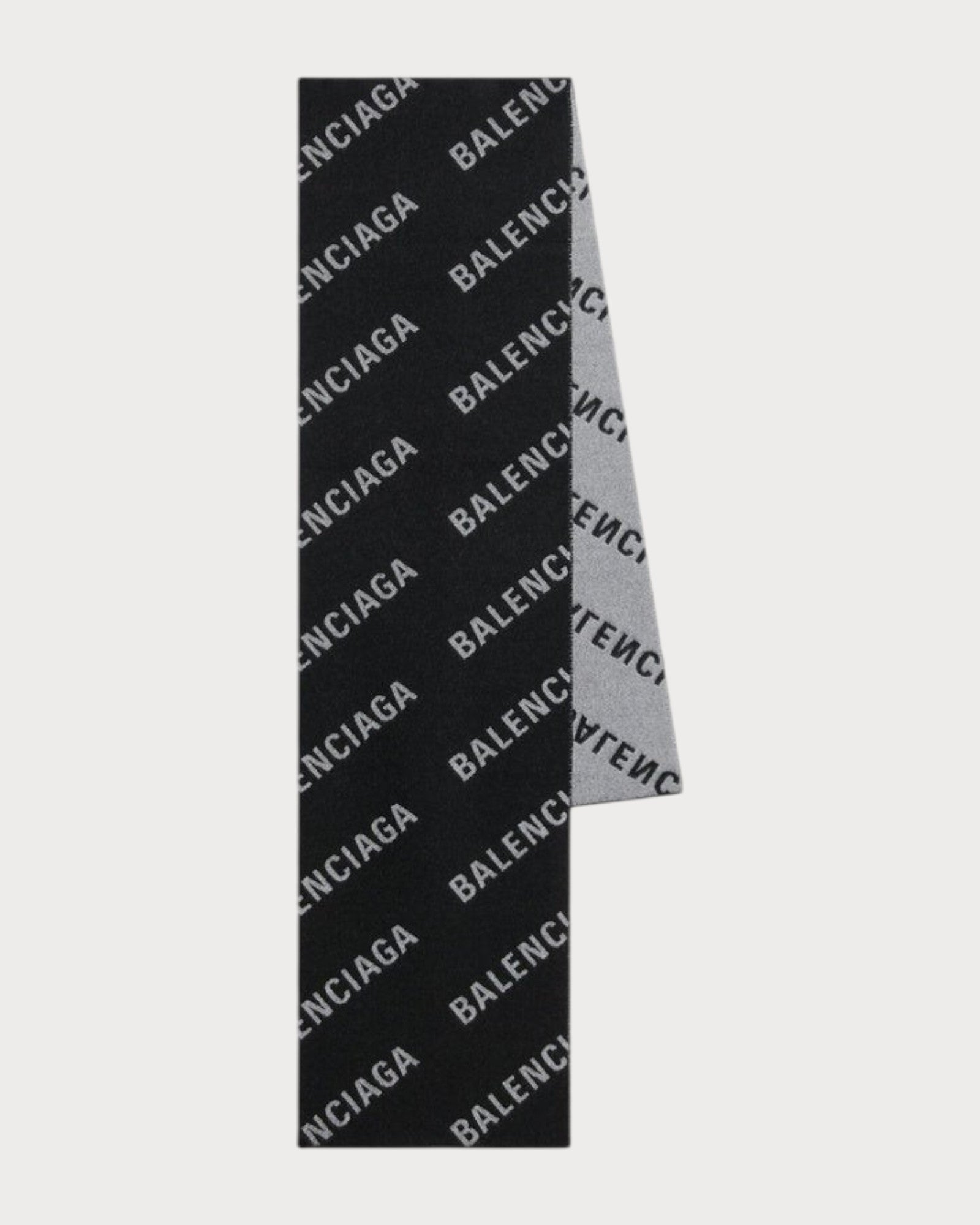 BALENCIAGA (W) Allover Logo Scarf Wool(2 Colors) | LONDONKELLY