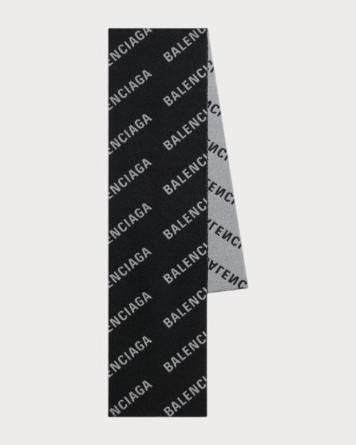 BALENCIAGA (W) Allover Logo Scarf(2 Colors) - LONDONKELLY 英国名牌代购