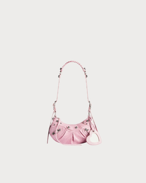 BALENCIAGA Women's Le Cagole Shoulder Bag XS in Light Pink | 巴黎世家 手袋 (粉紅色) - LONDONKELLY 英國名牌代購