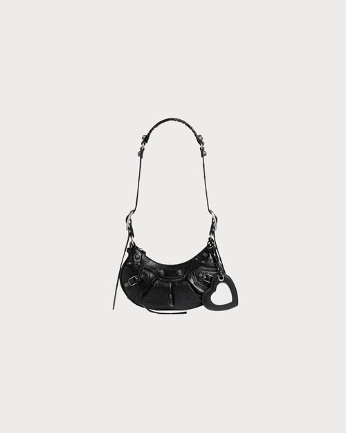 BALENCIAGA Women's Le Cagole XS Shoulder Bag | 巴黎世家 手袋 (黑色) - LondonKelly 英国名牌代购