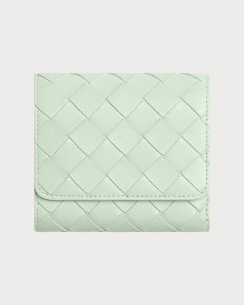 BOTTEGA VENETA Intrecciato Tri - Fold Wallet With Origami Coin Purse | 葆蝶家 銀包 (多色) - LONDONKELLY 英國名牌代購