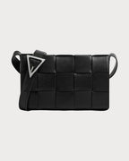 BOTTEGA VENETA Men's Medium Leather Crossbody Cassette | 葆蝶家 男仕手袋 (黑色) - LONDONKELLY 英国名牌代购