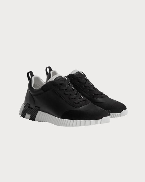 HERMES Men's Bouncing Sneaker Calfskin Black | 爱马仕 男仕波鞋 (黑色)
