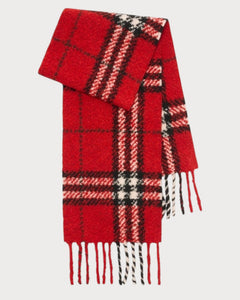 BURBERRY Check Alpaca Wool Blend Boucle Scarf Wool(Many) - LONDONKELLY 英国名牌代购