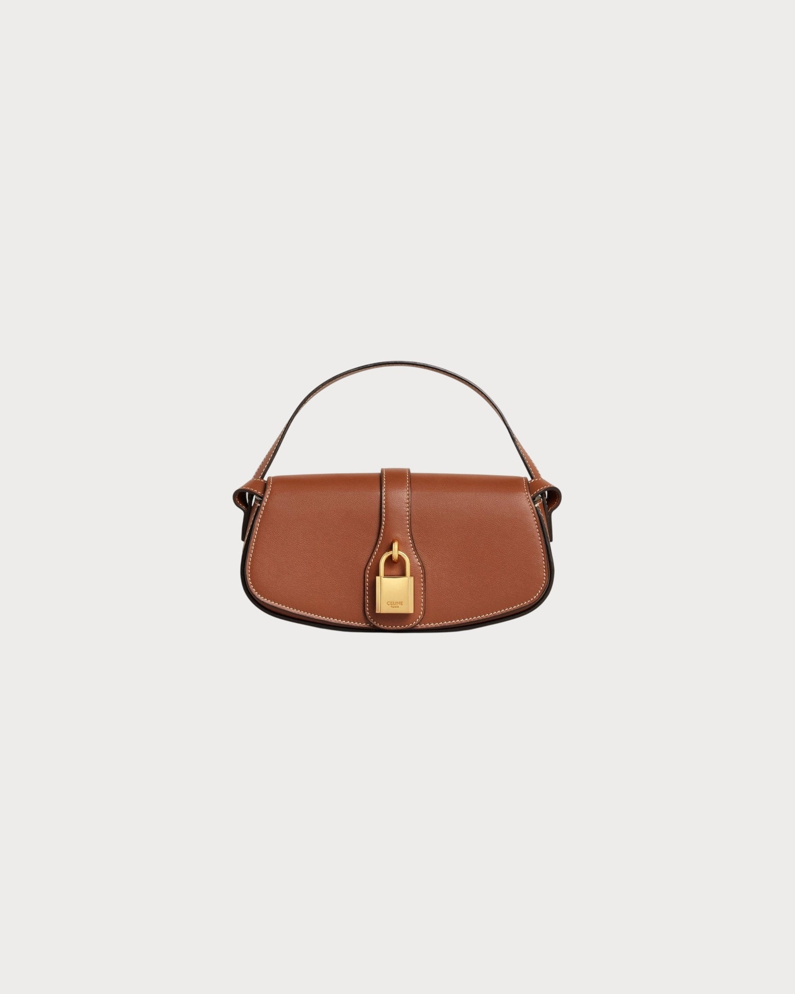CELINE Clutch on Strap Tabou Triomphe Canvas & Calfskin(4 Colors