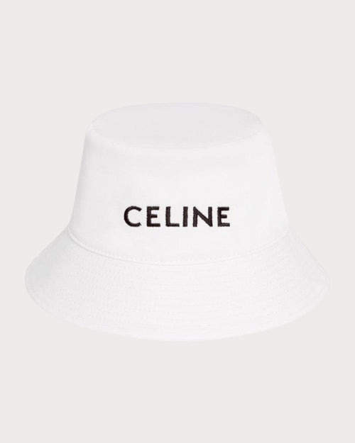 CELINE (M) Embroidered Bucket Hat Cotton(4 Colors) - LONDONKELLY 英国名牌代购
