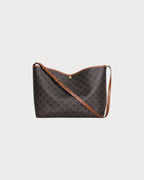 CELINE Soft Shopper Bag in Triomphe Canvas and Calfskin | 赛琳 手袋 (啡色) - LondonKelly 英国名牌代购