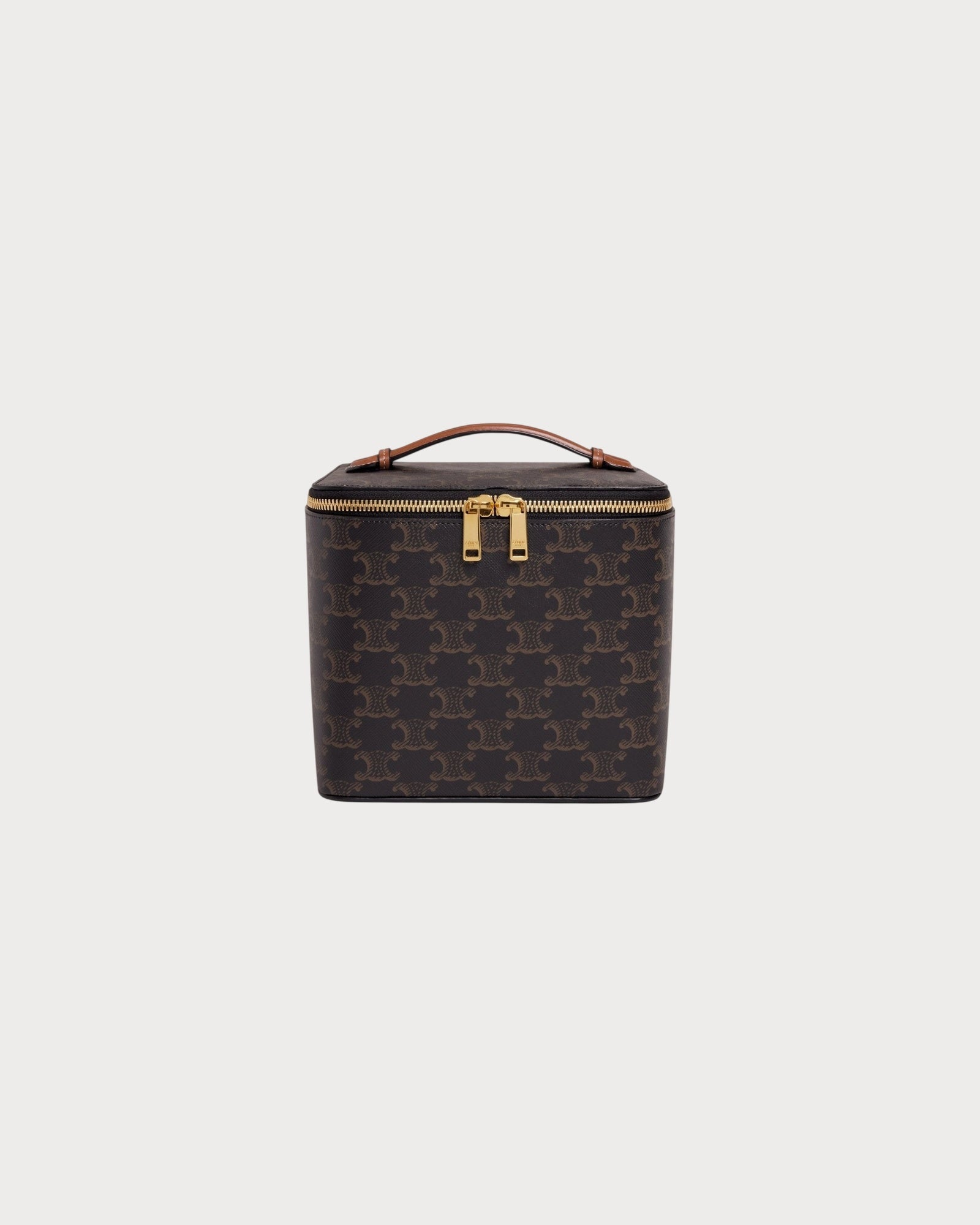 CELINE Square Vanity Case Triomphe Canvas(2 Colors) | LONDONKELLY