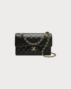 CHANEL A01112 Small Classic Flap Grained Calfskin Black | 香奈儿 经典手袋 (细码23CM/黑色) - LONDONKELLY 英国名牌代购