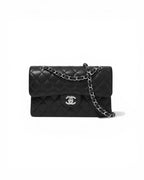 CHANEL A01113 Small Classic Handbag Grained Calfskin Black | 香奈兒 經典手袋 (細碼23CM/黑色) - LONDONKELLY 英國名牌代購