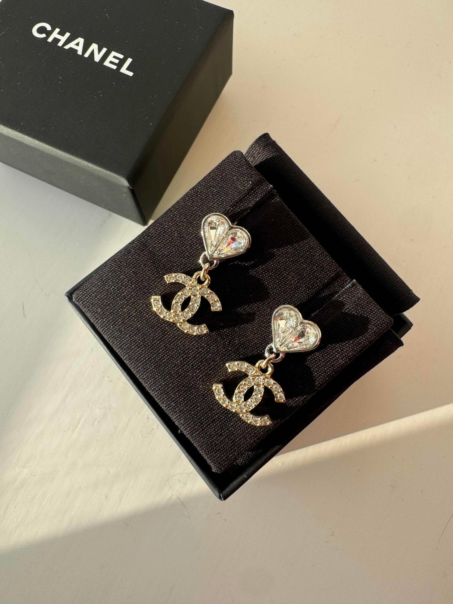 CHANEL ハート ピアス ABA909