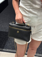 CHANEL AP5347 Vanity with Chain Calfskin(Medium/Black) - LONDONKELLY 英國名牌代購