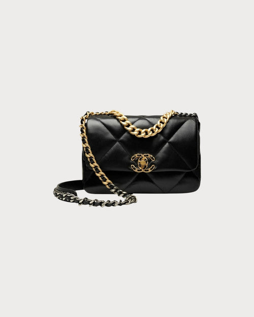 CHANEL AS1160 Small 19 Bag | 香奈儿 手袋 (黑色金扣) - LONDONKELLY 英国名牌代购