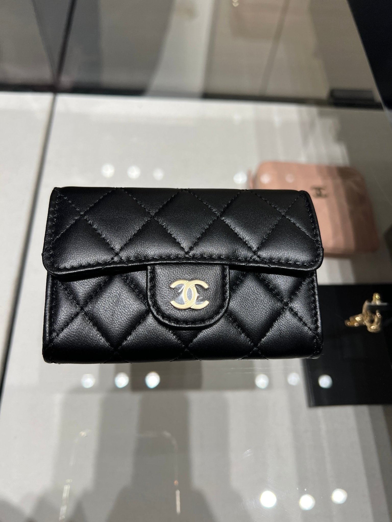 CHANEL AP0214 Classic Flap Wallet Lambskin(Black) | LONDONKELLY