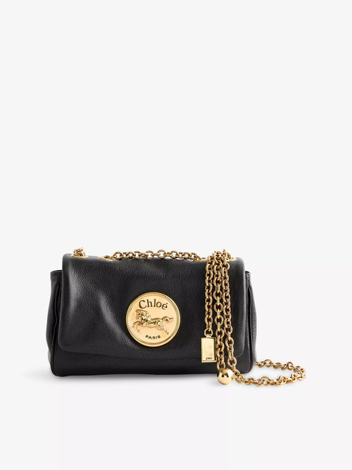 CHLOE Heritage Leather Cross Body Bag Black | 蔻依 手袋 (黑色) - LondonKelly 英國名牌代購