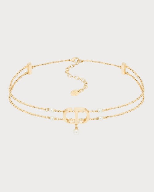 CHRISTIAN DIOR 30 Montaigne Passage Choker | 迪奥 颈链 (金色) - LONDONKELLY 英国名牌代购