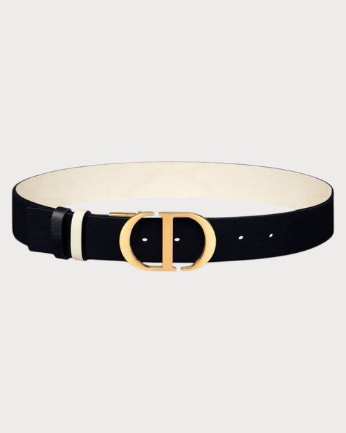 CHRISTIAN DIOR 30 Montaigne Reversible Belt | 迪奥 双面皮带 (35mm/黑色) - LONDONKELLY 英国名牌代购