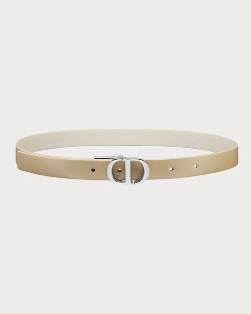 CHRISTIAN DIOR 30 Montaigne Reversible Belt Silver Buckle | 迪奥 双面皮带 (20MM/多色/银扣) - LONDONKELLY 英国名牌代购