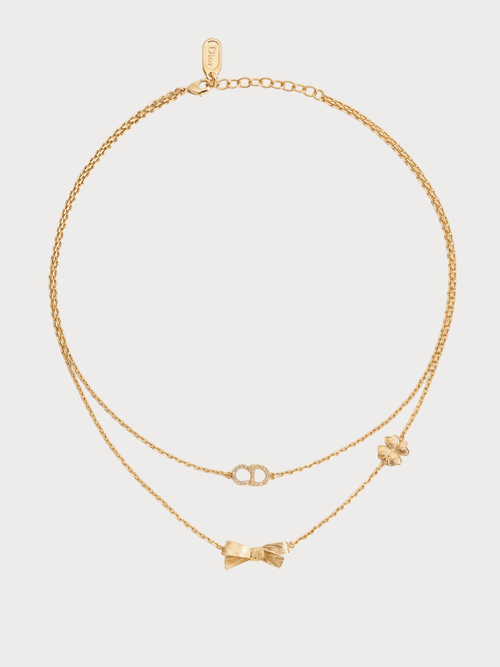 CHRISTIAN DIOR CD Bow Necklace(Gold) - LONDONKELLY 英國名牌代購
