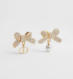 CHRISTIAN DIOR Delicate Bow Earrings | 迪奧 蝴蝶結耳環 (金色) - LONDONKELLY 英國名牌代購