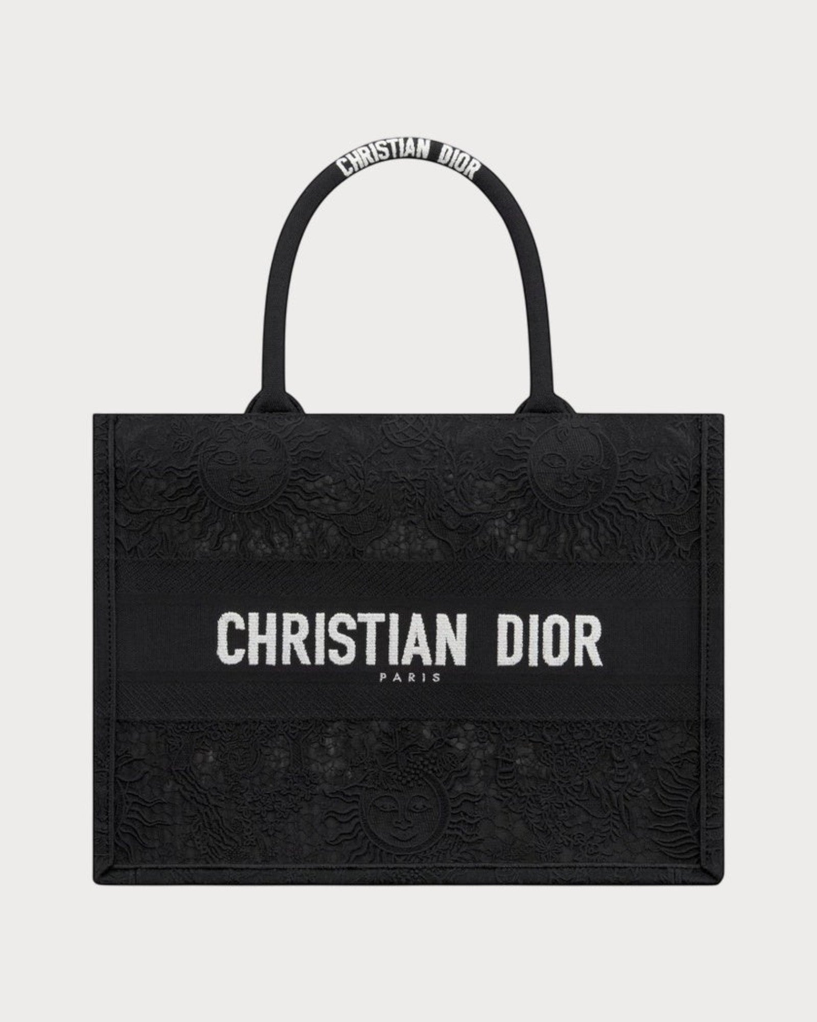 CHRISTIAN DIOR Dior Book Tote Toile de Jouy Soleil Macrame