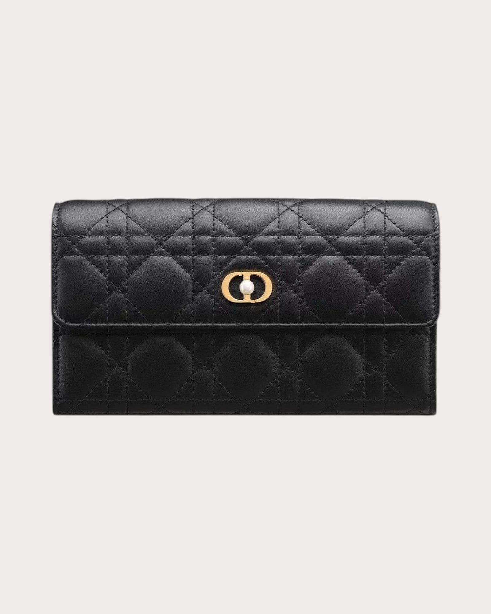 CHRISTIAN DIOR Dior Jolie Orchid Long Wallet Lambskin(2 Colors
