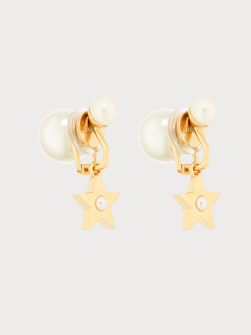CHRISTIAN DIOR Dior Tribales Clip - On Earrings(Gold) - LONDONKELLY 英國名牌代購