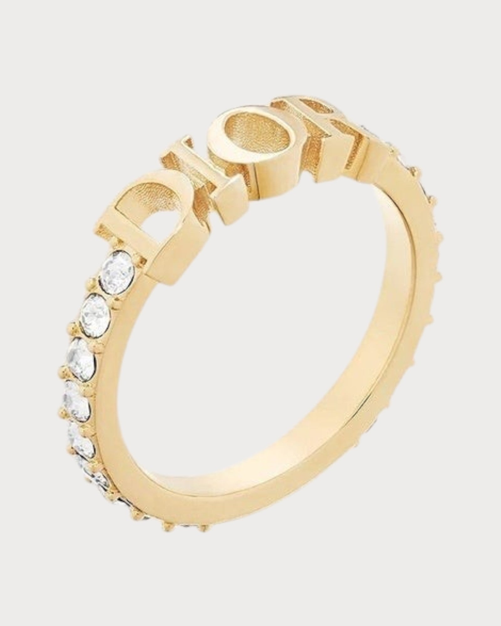CHRISTIAN DIOR Dio(r)evolution Ring Gold-Finish Metal and White