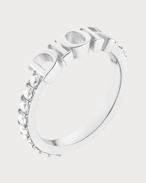 CHRISTIAN DIOR Dio(r)evolution Ring Gold - Finish Metal and White Crystals | 迪奥 戒指 (多色) - LONDONKELLY 英国名牌代购