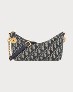 CHRISTIAN DIOR Diorstar Hobo Bag with Chain Oblique | 迪奥 手袋 (蓝色老花) - LONDONKELLY 英国名牌代购