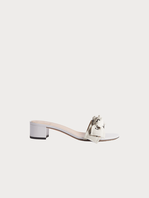 CHRISTIAN DIOR J'Adior Heeled Slide Embroidered Cotton(2 Colors) - LONDONKELLY 英國名牌代購