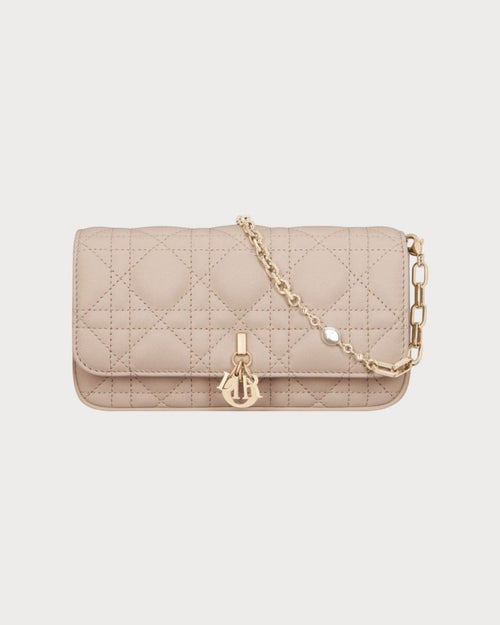 CHRISTIAN DIOR Lady Dior Phone Pouch Lambskin(3 Colors) - LONDONKELLY 英國名牌代購