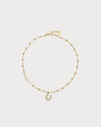 CHRISTIAN DIOR Lucky Dior Necklace | 迪奧 頸鏈 (白色) - LondonKelly 英國名牌代購