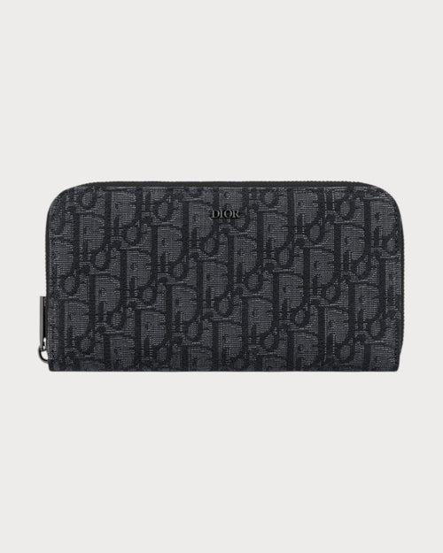 CHRISTIAN DIOR Men's Long Zipped Wallet Black Dior | 迪奥 男仕长银包 (多色) - LONDONKELLY 英国名牌代购