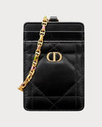 CHRISTIAN DIOR Miss Caro ID Holder with Chain | 迪奥 卡套连链带 (多色) - LONDONKELLY 英国名牌代购