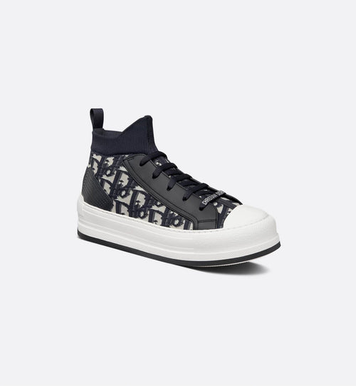 CHRISTIAN DIOR Women's Walk'n'Dior Platform Sneaker | 迪奧 厚底波鞋 (藍色) - LondonKelly 英國名牌代購