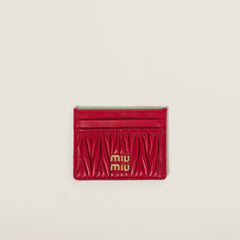 MIU MIU Matelasse Nappa Leather Card Holder | Miu Miu Card Holder (Multicolor)