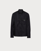 PRADA Men's Re-Nylon Shirt Black | 普拉达 男仕恤衫 (黑色)