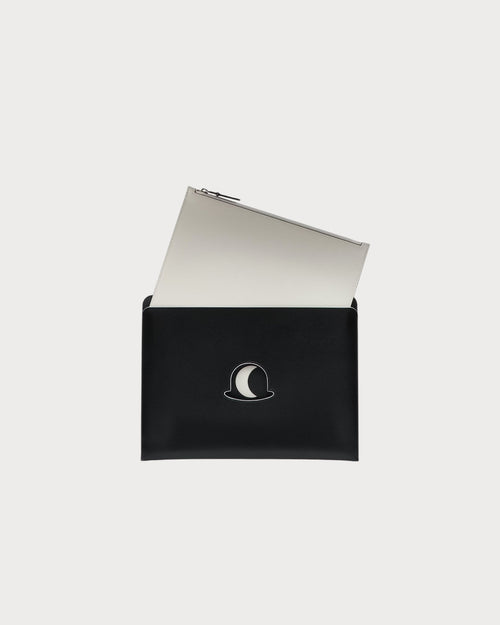 DELVAUX A5 Pouch Bowler Hat Trompe | 德爾沃 手袋 (黑白色) - LondonKelly 英國名牌代購