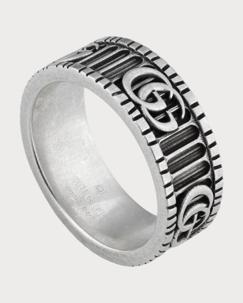 GUCCI Ring with Double G in Silver | 古驰 戒指 (银色) - LONDONKELLY 英国名牌代购